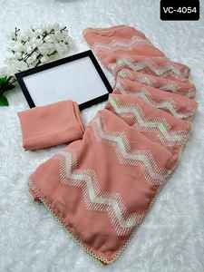 Vêtements de mariage de haute qualité Heavy Phantom Silk Readymade Saree Blouse avec une belle séquence Zari fonctionne avec un prix de gros - Product Image 5