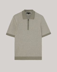 เสื้อเชิ้ตโปโลมีซิปสำหรับผู้ชายผ้าคอตตอนสลิมฟิตผ้าระบายอากาศได้ดีเยี่ยมกึ่งทางการขายส่งแบบ100% - Product Image 6