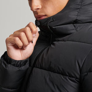 Latest Design High Quality <b>Thin</b> <b>Puffer</b> <b>Jacket</b> for Men Winter Outdoor Waterproof Breathable Custom Logo Front Position Low MOQ - Product Image 4