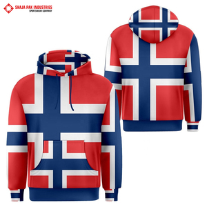 Sudadera con capucha de tela de poliéster con estilo para hombre Diseño de sublimación de bloque de color para invierno - Product Image 4