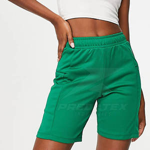 Short de gymnastique de yoga de couleur personnalisée pour femmes taille haute conception de contrôle du ventre respirant - Product Image 3