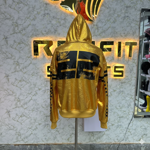 Sweat à capuche à fermeture éclair Musturd imprimé fabriqué en usine à bas prix sweats à capuche pour hommes sweats à capuche pour hommes - Product Image 2