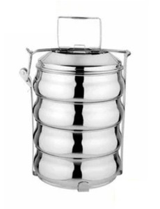 กล่องทิฟฟินแบบ4ช่องกล่องข้าวกล่องอาหารอาหารสำหรับท้องสไตล์อินเดียเกรดอาหารขนาด9x4ของขวัญสำหรับโรงเรียน - Product Image 5