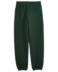 Ensemble de survêtement en molleton vert foncé unisexe, sweat-shirt et pantalon de jogging, tenue décontractée streetwear, coton doux, chaud pour l'hiver, conception personnalisée OEM - Product Image 4