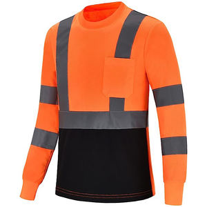 เสื้อยืดแขนยาวสำหรับใส่ทำงานของผู้ชายแบบแห้งเร็วมองเห็นได้ชัดเจนโลโก้ตามสั่ง - Product Image 1