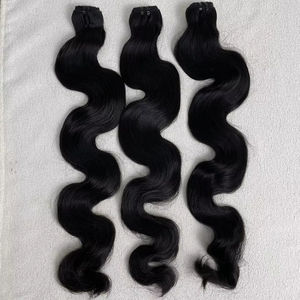 ผมมนุษย์แบบมัดเป็นลอนคลื่นแบบ100% ผมคนเวียดนามแบบดิบผมถักทอ - Product Image 1