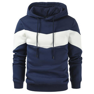 Sudadera con Capucha de Estilo Urbano de Diseñador, 100% Algodón, Felpa, Lisa, Informal, Cómoda para Hombre - Product Image 2