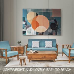 Taburete de teca contemporáneo relajante para restaurante, comedor y sala de estar, muebles de patio al aire libre - Product Image 6