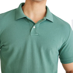 Polos de moda al por mayor 2025, 100% fibra de poliéster, lavado ácido, Color sólido, estampado de gran tamaño, estilo gótico, polos para hombres - Product Image 5