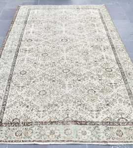 ชุดพรมปูพื้นขนแกะทำมือสไตล์วินเทจของตุรกีคอลเลกชั่นที่มีเอกลักษณ์ในรูปแบบนามธรรม - Product Image 1