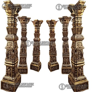 Décorations élégantes en bois pour la tenue de trois piliers de mariage par Shobha Jain Impex - Product Image 6