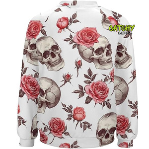 เสื้อสเวตเชิ้ต CATCHY GEARS ผ้าคอตตอนหนาน้ำหนัก 340 กรัม แบบยูนิเซ็กซ์ ODM คุณภาพสูง สกรีนโลโก้ได้ตามสั่ง คอกลม ระบายอากาศได้ดี แขนยาว ไซส์ใหญ่ - Product Image 6