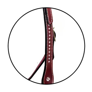 Bride de cheval en cuir occidental réglable de qualité supérieure pour l'entraînement et les spectacles d'équitation - Product Image 5
