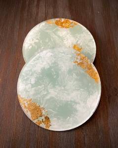 Ensemble de sous-verres en pierre d'ardoise de haute qualité avec support en feutre pour restaurants, bars et décoration intérieure - Product Image 1
