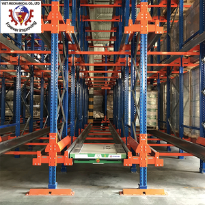 Vietnam's UPRIGHT DEXION Mechanical Radio Shuttle Vehicle Rack Corrosion Protection Green Steel Construction Automatic Pallet - Product Image 5