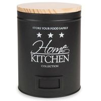 Boîte de conservation alimentaire en fer forgé, style antique, faite à la main, design personnalisable pour la cuisine