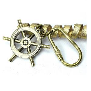 Porte-clés nautique Antique utilisé pour vélo/voiture porte-clés décoration de la maison fabriqué en laiton pur le porte-clés est parfait - Product Image 1