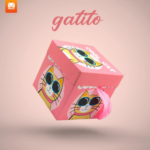 Set di 3 Scatole Regalo in Cartone per Festa di Compleanno a Tema Elefante - Colori Assortiti - Product Image 6