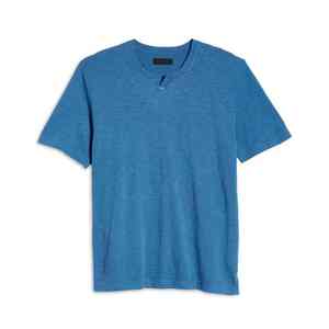 Camiseta Deportiva Personalizada al por Mayor, de Alta Demanda, en Oferta, para Hombre, Larga, Holgada, con Estampado, de Secado Rápido, Transpirable, de Poliéster/Algodón, para Gimnasio - Product Image 2