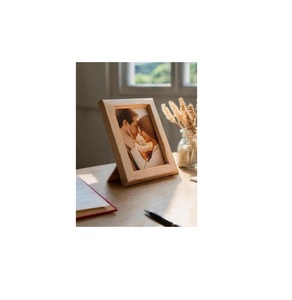 Solid <b>wooden</b> <b>photo</b> <b>frame</b> for office decor wall desk display minimal modern style gift wedding anniversary birthday present - Product Image 4