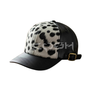 Casquette de baseball en cuir de vachette faite à la main, style western rustique, pour hommes et femmes - Product Image 6