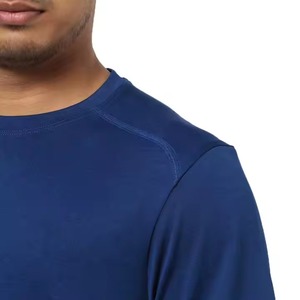 2025 camisetas de algodón de calle alta bordado impreso Logo cuello redondo manga corta ropa de verano 100% algodón orgánico 240 gramos tela - Product Image 6