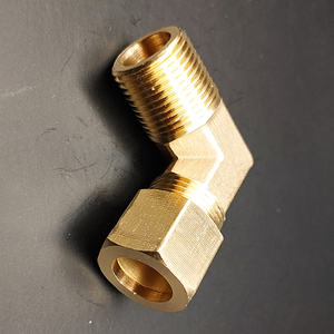 Nén áp lực cao nam khuỷu tay sản phẩm đồng thau bspt với xử lý bề mặ<span class=keywords><strong>t</strong></span> mạ vậ<span class=keywords><strong>t</strong></span> liệu đồng bền - Product Image 4