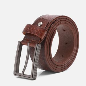 Cinturón de cuero genuino puro de alta calidad para hombres - Product Image 6