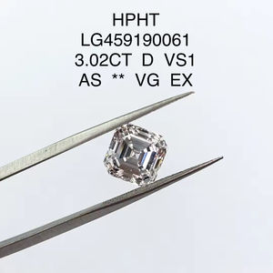IGI 1ct 2ct 3ct 4ct 5ct D Couleur VS Clarté Synthétique CVD HPHT Asscher Cut Lab Grown Diamond - Product Image 2