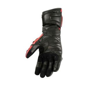 Gants de moto professionnels à écran tactile au design personnalisé Gants de moto en cuir de vache avec protection des mains - Product Image 5