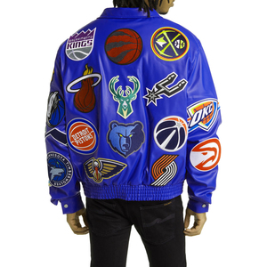 2024 New Fashion Design Baseball <b>Jacket</b> Loose Plush Embroidery <b>Letter</b> <b>Men</b> Custom Street Varsity <b>Men's</b> <b>Jackets</b> - Product Image 2