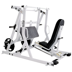 Máquina de prensa de piernas horizontal remanufacturada para entrenamiento de fuerza de cuádriceps, glúteos y parte inferior del cuerpo - Equipo de gimnasio en casa para entrenamiento en interiores - Product Image 3