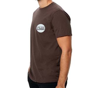 T-shirts pour hommes en coton peigné à col rond | T-shirt décontracté - Product Image 2