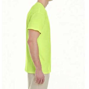 Camisetas de Manga Corta para Hombre, Corte Regular, Transpirables, Lavadas, Deportivas, Casuales, Cuello Redondo, Color Sólido, Material Personalizable - Product Image 3