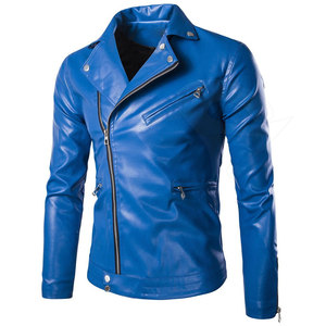 Chaqueta de Cuero para Hombre de Talla Grande al por Mayor, Chaqueta de Cuero para Hombre para Uso en Exteriores, Chaqueta de Cuero para Hombre con Cuello Alto - Product Image 1