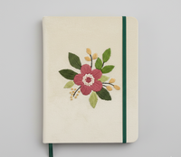 Handgefertigtes Premium-Luxus-Schultagebuch mit Samt-Stickerei-Einband, Anpassbare Farben, Einzigartiges Design, Indische Sonderaktionen