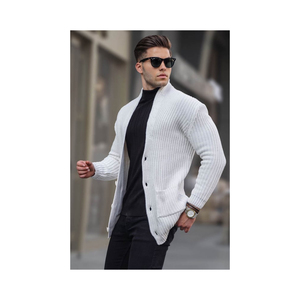 Nuova collezione uomo <span class=keywords><strong>cardigan</strong></span> colore sporco e alla moda dal produttore turco - Product Image 6