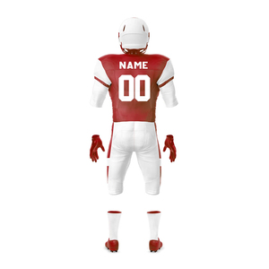 Uniformes de Fútbol Americano Sublimados Personalizados al por Mayor, Uniformes de Fútbol Americano Ajustados de Color Sólido de Alta Calidad - Product Image 3