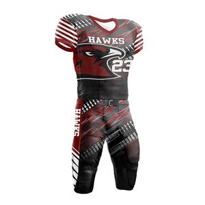 Uniforme de Jersey de Fútbol Americano Corto, Transpirable, Fácil de Usar, con Estampado por Sublimación Personalizado, Ropa de Equipo, Talla Grande, Servicio OEM, Anti-UV - Product Image 1