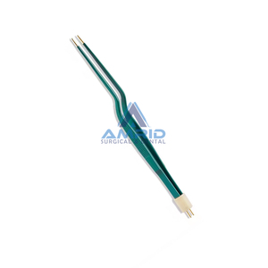 Pinzas Bipolares Manuales de Acero Inoxidable con Bayoneta Europea Antiadherentes con Punta Antiadherente Certificadas por MOL Reutilizables por AMRID SURGICAL - Product Image 3