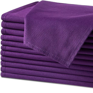 Servilletas de cocina elegantes de Color sólido, 100% algodón, tacto suave, superficie absorbente reutilizable, tela lavable, decoración de mesa de comedor, uso - Product Image 4