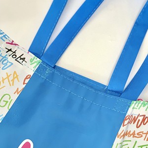 Wholesale Cheap Laminated Recycle Reusable Supermarket Grocery PP Non-woven Fabric Letter Pattern Small Size Tote Shopping <b>Bags</b> - Product Image 3