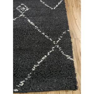 Zuri Hand Knotted Wool <b>Rugs</b> Abstract Geometric <b>Boho</b> Style Rectangle for Home & Hallway PKWL-655 Living Room Carpet - Product Image 4