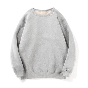 Sweat-shirt unisexe surdimensionné en coton 100% lourd, col rond, impression numérique brodée personnalisée OEM, pour l'hiver - Product Image 6
