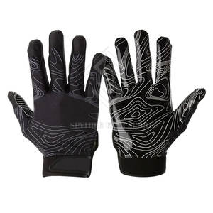 Guantes de Fútbol Americano Hechos a Medida - Marca SPYTHER GEAR SPORTS, Colores Personalizados, Diseño de Tela, Alta Calidad, Tamaño Personalizable - Product Image 1