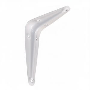 125mm Console Length 150mm Height Steel <b>Wall</b> Shelves White Lacquered Load Capacity 48kg GAH-Packaged in <b>Units</b> of 20" - Product Image 3