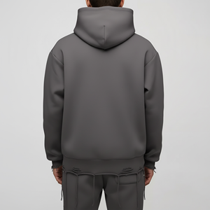 Prix de gros, sweat-shirts pour hommes tendance, grande taille, 100% coton, hiver, logo imprimé personnalisé, streetwear lourd - Product Image 2