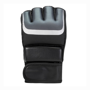 Nouveaux gants de MMA en cuir PU de qualité supérieure, demi-doigts, avec poing pour l'entraînement, le grappling et le sparring - Product Image 3
