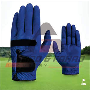 Gants de golf en cuir véritable Cabretta pour hommes/femmes Gants de sport respirants avec logo personnalisé avec poignées - Product Image 3