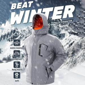 Chaqueta de esquí de ajuste personalizado para invierno, abrigo de nieve impermeable OEM con impresión de logotipo de tela transpirable y opciones de etiqueta privada - Product Image 6
